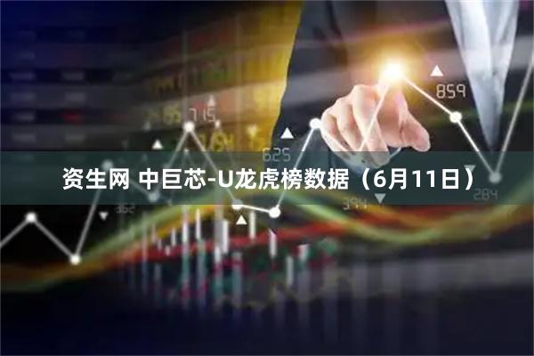资生网 中巨芯-U龙虎榜数据（6月11日）